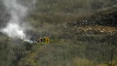 Prvi snimci sa mesta nesreće: Helikopter Kobija Brajanta se zapalio, pa pao u Kalabasasu FOTO/VIDEO