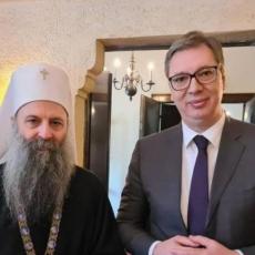Prvi zvaničan sastanak: Predsednik Vučić danas sa patrijarhom Porfirijem