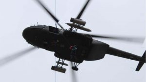 Prvo prebacivanje vojnim helikopterom obolelih iz Francuske za Nemačku