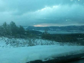 Putevi Srbije: Sneg na putu preko Vlasine do prelaza Strezimirovci