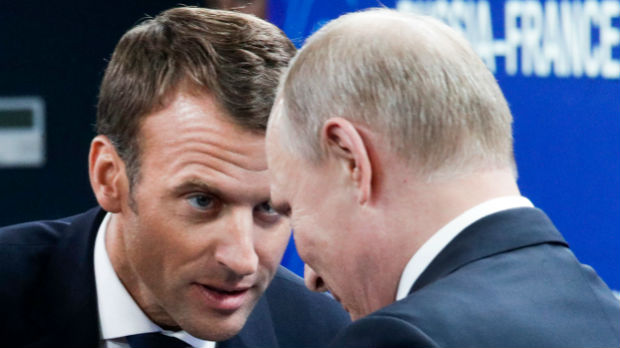 Putin i Makron o Siriji, Ukrajini