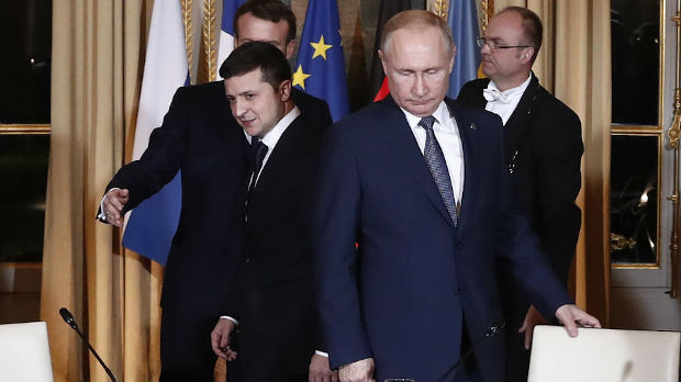 Putin i Zelenski - sastanak bez osmeha i rukovanja
