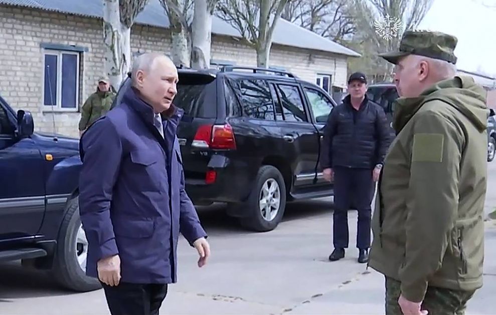 Putin je 17. aprila posetio Hersonsku oblast, LNR — Kremlj