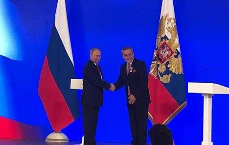 Putin odlikovao Bandića Redom prijateljstva