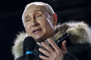 Putin ubedljiv, 76% glasova - lični rekord