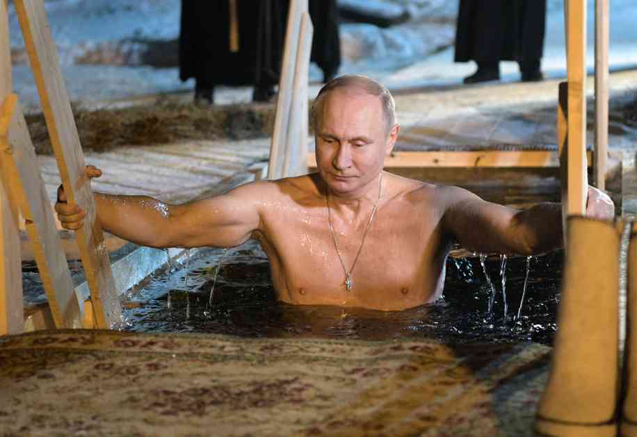 Putin ušao u jezero u Rusiji za Bogojavljenje