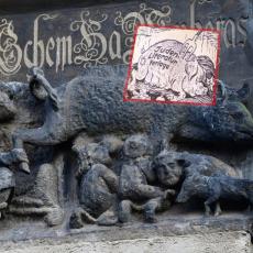 RABIN DRŽI REP, JEVREJI SISAJU Nemački sud odbacio uklanjanje statue Jevrejska svinja! (VIDEO)