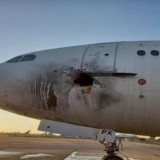 RAKETIRAN MEĐUNARODNI AERODROM: Oštećen avion na parkingu, najmanje šest projektila palo u blizini piste (FOTO)