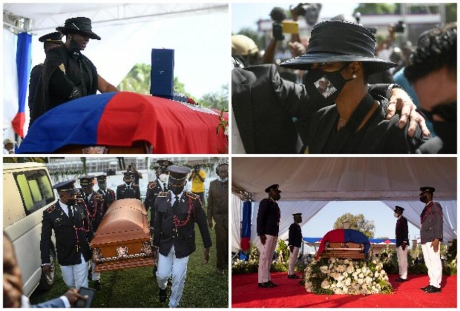 RANJENA UDOVICA JECALA OPRAŠTAJUĆI SE OD MOIZA: Potresna sahrana ubijenog predsednika Haitija na porodičnom imanju! VIDEO, FOTO
