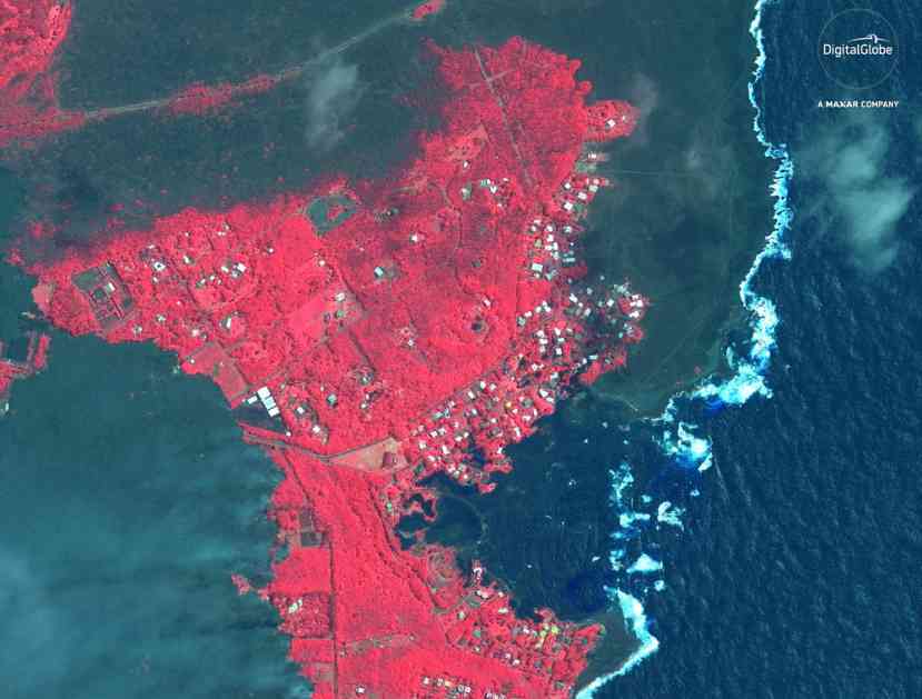 REKE LAVE UNIŠTILE 600 KUĆA: Snimci iz vazduha najbolje pokazuju katastrofu na Havajima (FOTO, VIDEO)