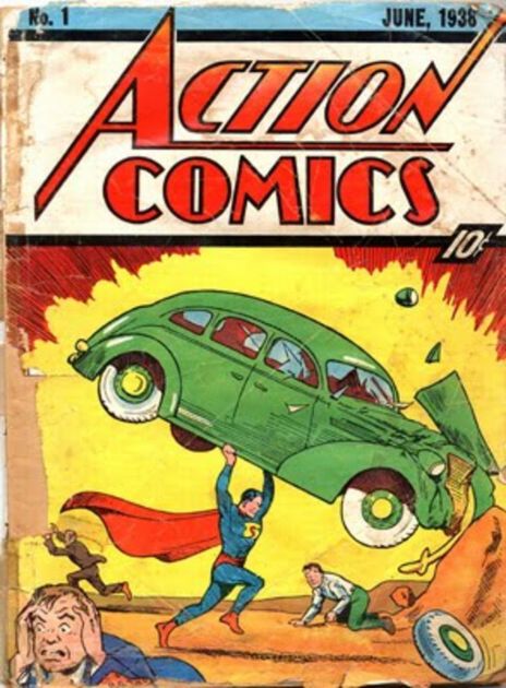 REKORDNA PRODAJA: Redak primerak prvog broja Supermena prodat za 3,25 miliona dolara, a kad je izašao bio je skoro pa džabe!
