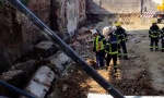 ROĐENI BRAT SVEDOK TRAGEDIJE: Pao zid na gradilištu u Kneza Miloša, poginuo radnik (FOTO+VIDEO)