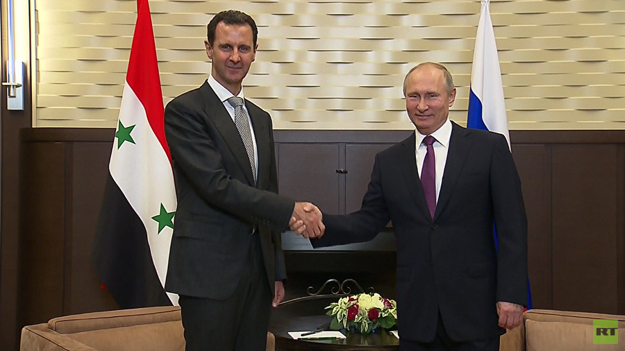 RT: Borba protiv terorizma u Siriji se bliži kraju - sastanak Putina i Asada