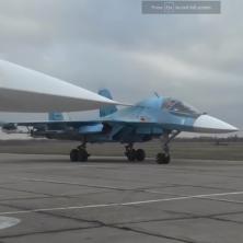 RUSKA ZVER NA DELU! Pogledajte šta radi moćni lovac bombarder Su-34 (VIDEO)