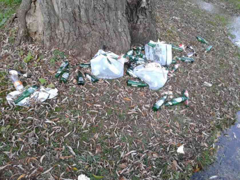 RUŽNE SCENE NA ILIDŽI: Izletišta potpuno zatrpana smećem, svuda flaše i kese (FOTO)