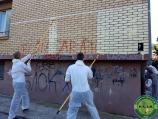 Radna akcija na Delijskom visu: Prekrečili uvredljive grafite, oslikaće murale 