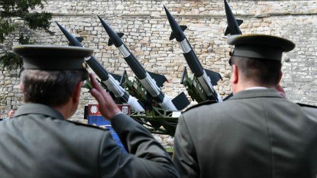 Rakete neva na Kalemegdanu povodom NATO agresije 1999. godine