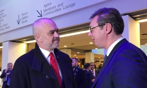 Rama poručio Vučiću u Davosu: Albanija i Srbija idu zajedno u EU - samo ako priznate Kosovo!