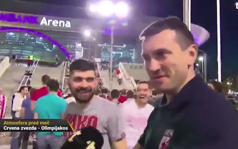 Redom smo pitali od kad su Zvezda i Olimpijakos u bratstvu: Niko nije znao, ali odgovoru ovog navijača su se svi smejali! (VIDEO)