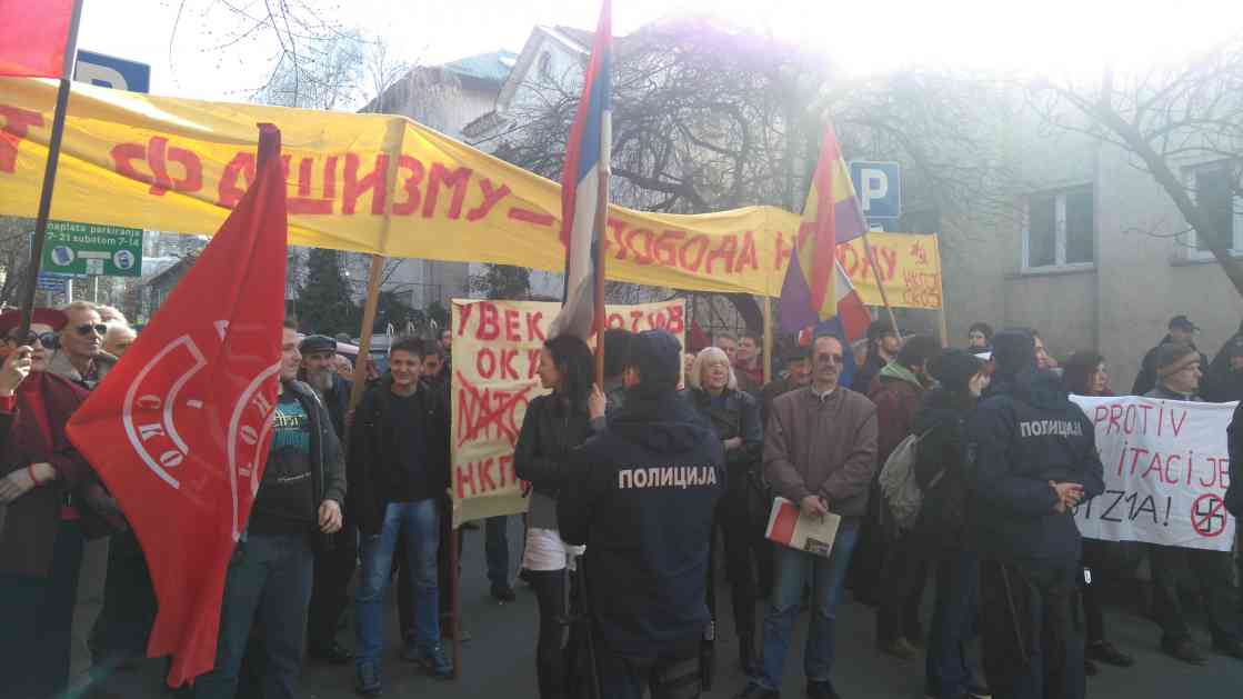 Rehabilitacija Nedića: Pretnje i protest