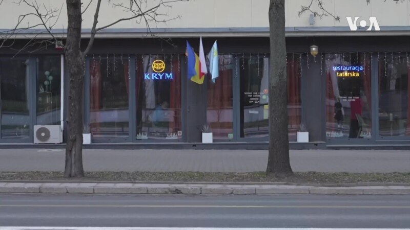 Restoran Krim preko puta ruske ambasade u Varšavi  