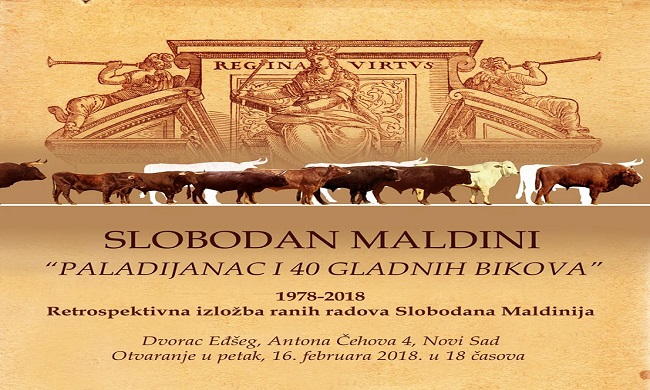 Retrospektivna izložba ranih radova Slobodana Maldinija