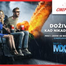 Revolucionarna MX4D tehnologija stiže u Cineplexx Delta City