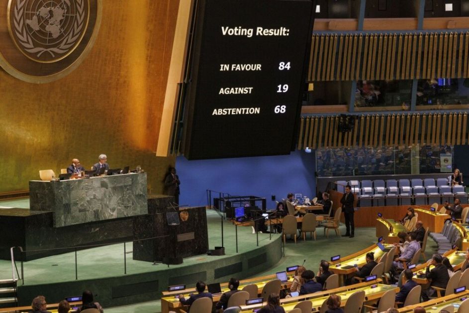 Rezolucija o Srebrenici usvojena sa samo 43 odsto podrške