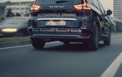 Rimac Automobili na zagrebačkim ulicama testiraju autonomno vozilo