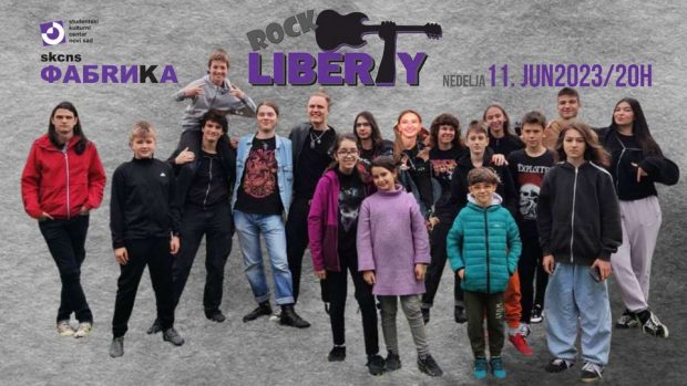 Концерт тинејџ бенда „Rock Liberty“ у СКЦНС Фабрика