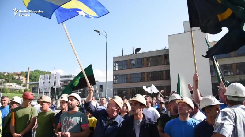 Rudari u Sarajevu poručuju: Ne budite rudarski gnjev