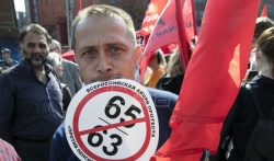 Rusi održali proteste protiv promene starosne granice za penziju (VIDEO)