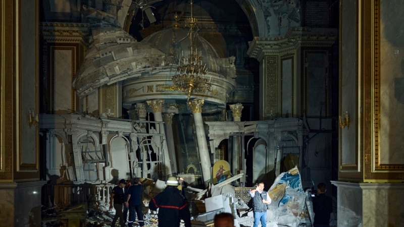 U ruskom napadu na Odesu jedna žrtva, Moskva tvrdi da nije gađala katedralu