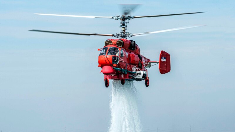 Ruski protivpožarni helikopter u Srbiji