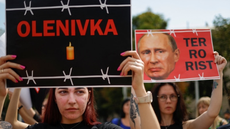 Ruski zatvor Olenivka za ukrajinske ratne zarobljenike gori od Azovstala