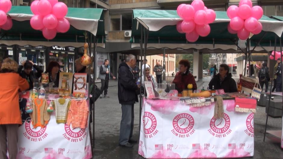 Ružičasti bazar povodom Dana borbe protiv raka dojke