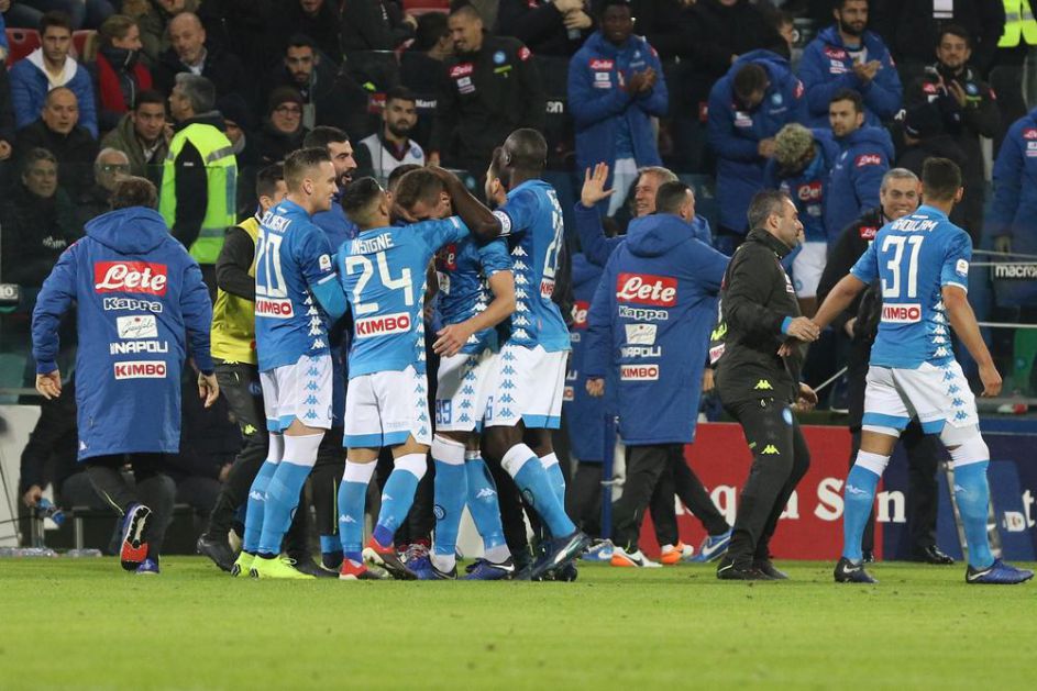 SA PENALA DO ZVANJA VICEŠAMPIONA: Napoli sa penala golom u 98. minutu do pobede nad Kaljarijem! (VIDEO)