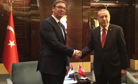 SA PREDSEDNIKOM TURSKE U PEKNIGU: Vučić se susreo sa Erdoganom