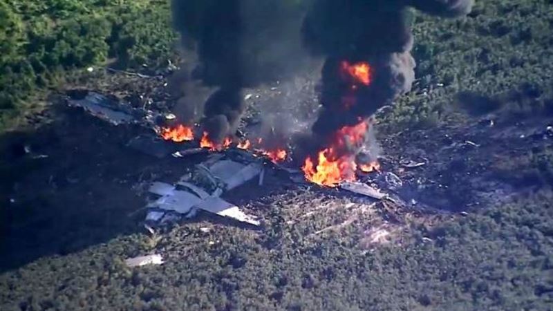 SAD: Devet mrtvih u padu aviona Nacionalne garde 