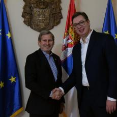 SASTANAK OD IZUZETNE VAŽNOSTI: Vučić sutra sa Hanom o evropskom putu Srbije