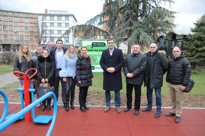 SBB fondacija donirala park u Kragujevcu
