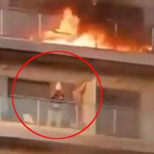 SCENE UŽASA! Vatra GUTA zgradu, ljudi preskaču s terase na terasu kako bi se SPASILI, novi JEZIVI kadrovi iz Valensije (VIDEO)