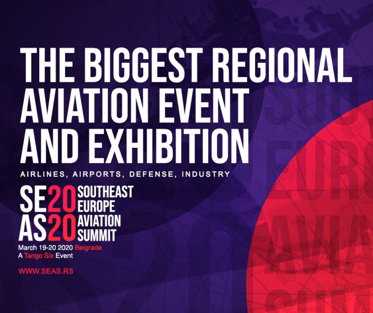 SEAS 2020 – Najveća vazduhoplovna konferencija u regionu 19. i 20. marta u Beogradu