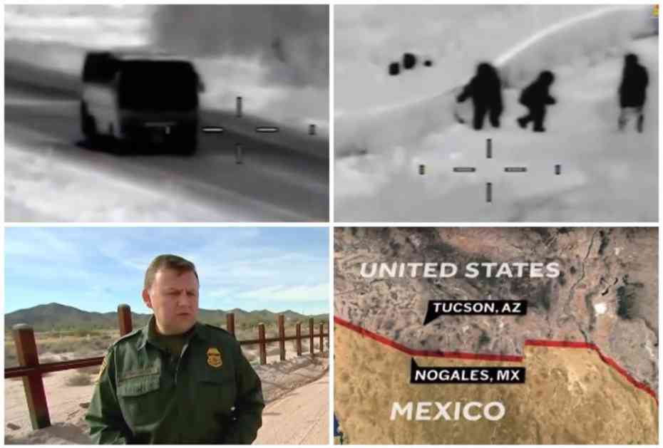 SNIMAK KOJI DOKAZUJE BESMISAO ZIDA NA GRANICI SA MEKSIKOM: Migrante skoro do same ograde dovozi - autobus! (VIDEO)