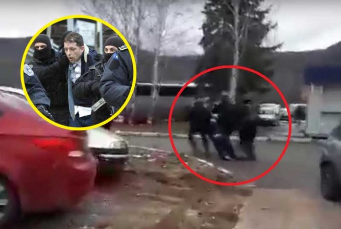 SNIMAK KOJI JE IZAZVAO BIJES U SRBIJI: Kosovski policajci svezanog Đurića vukli po asfaltu (VIDEO)