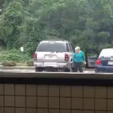 SNIMILI JE NA KVARNO: Bakica je UHVAĆENA na parkingu - VRIŠTAĆETE kada vidite ŠTA je radila! (VIDEO)