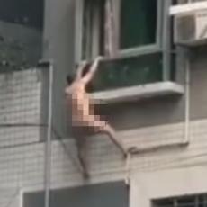 ŠOK SCENA! Muž došao kući, a ljubavnik POTPUNO NAG visio sa prozora: Onda se desio UŽAS (VIDEO)