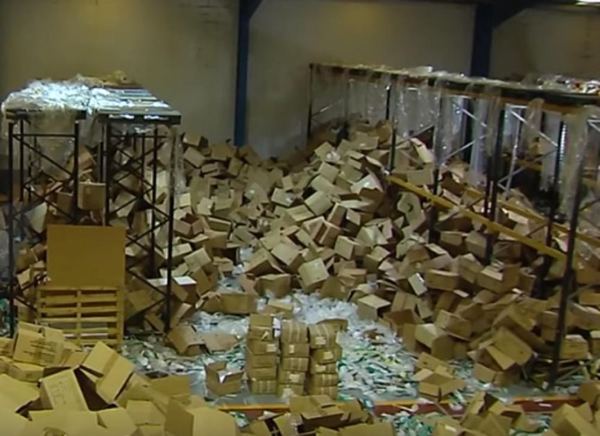 ŠPANAC UKRAO 2 MILIONA MASKI: Opustošio skladište sanitetskog materijala (VIDEO)