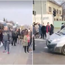 SRAMNE SCENE U BEOGRADU: 20 ljudi blokiralo Pupinov most - gradske službe sprečene da obavljaju svoj posao (VIDEO)