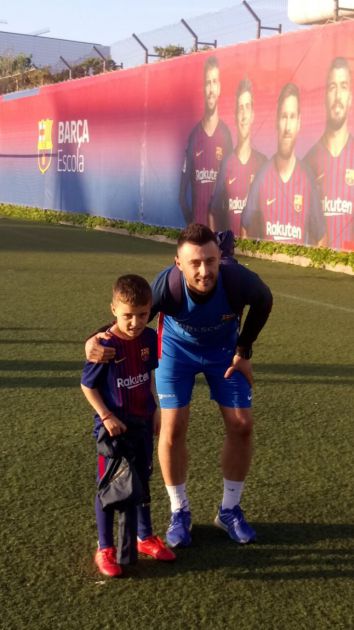 SRBIJA IMA NOVOG MESIJA: Mali Ognjen prešao u Barseloninu školu fudbala! (FOTO)